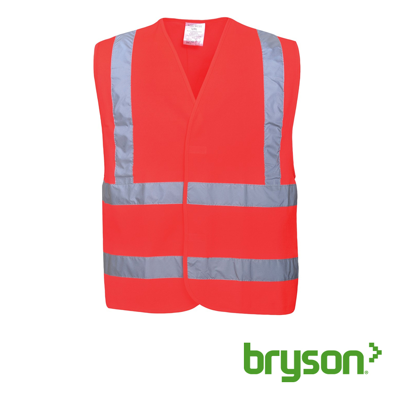 Red HiVis Waistcoat Hi Vis Waistcoats Hi Vis Clothing PPE