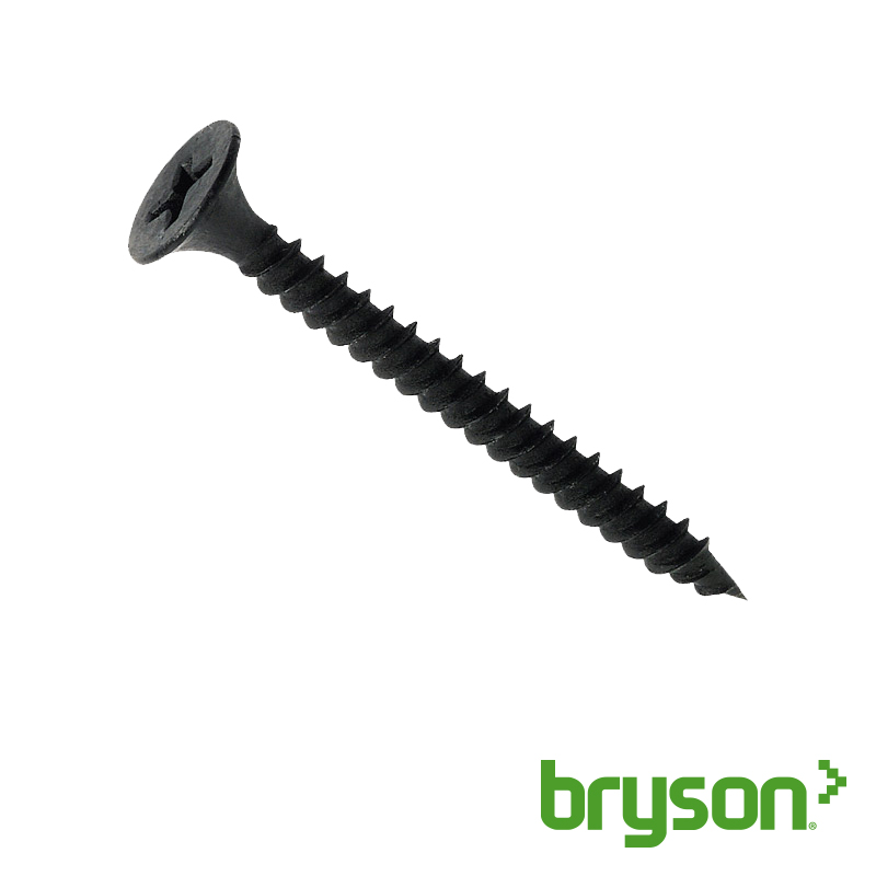 Bryson Pro Series Black Phosphate Finish Drywall Screws