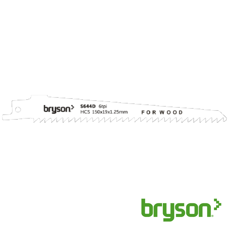Bosch Reciprocating Saw Blades - Wood Cutting S644D - 150/6mm
