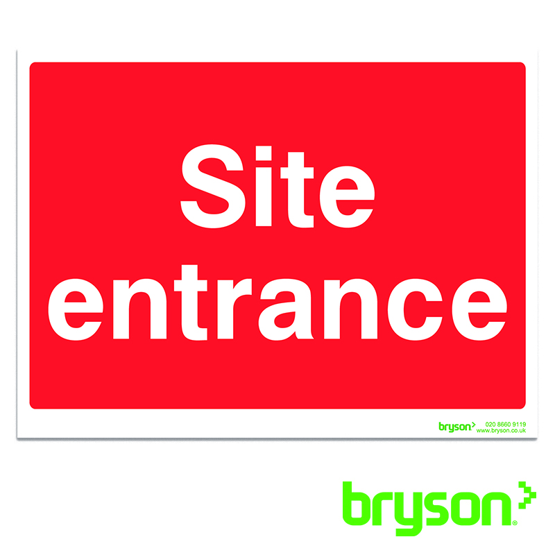 Site Entrance Sign