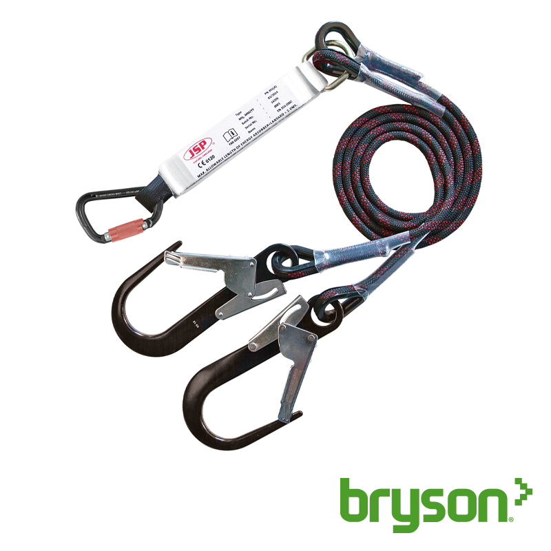 JSP Pioneer 2m Twin Fall Arrest Lanyard | FAR0207 main image 1