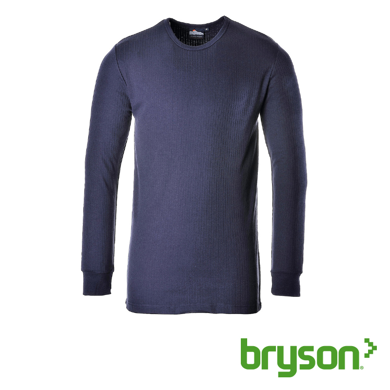Portwest Thermal T Shirt Long Sleeve - Navy
