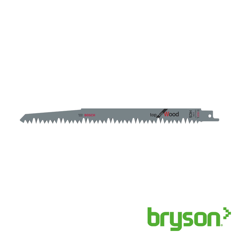 Bosch Reciprocating Saw Blades - Fast Wood Cutting S1531L - 230/19mm