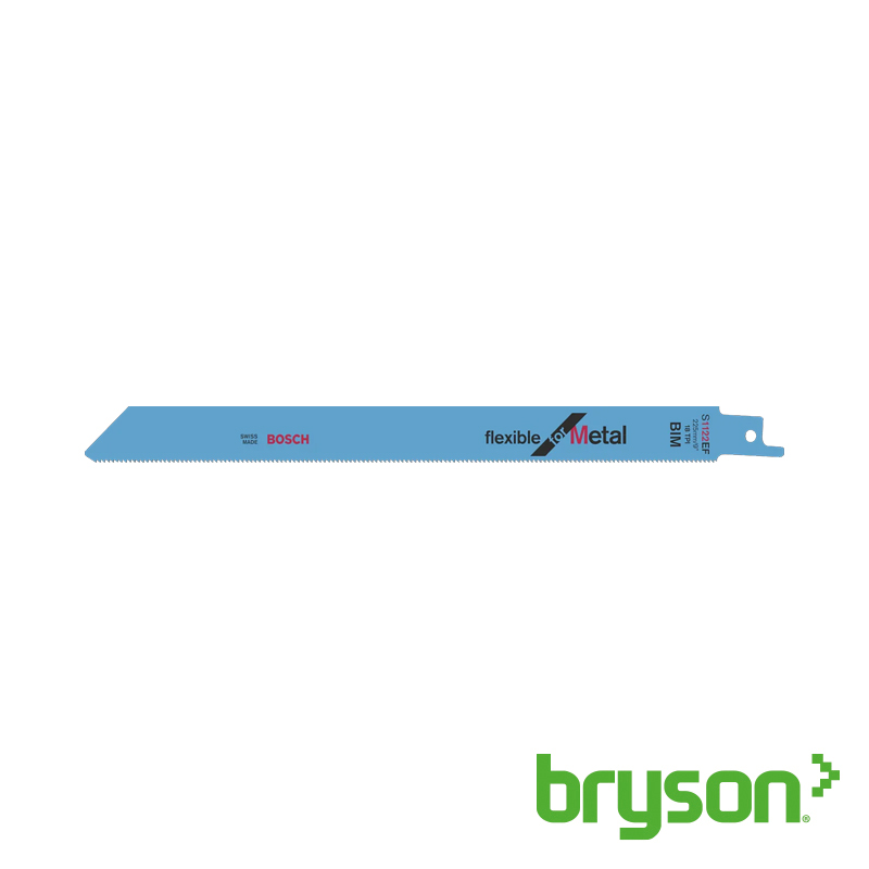 Bosch Reciprocating Saw Blades - Flexible Bi-Metal Cutting S1122EF - 225/19mm