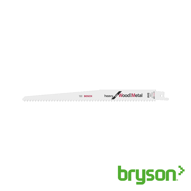 Bosch Reciprocating Saw Blades Heavy Wood & Metal Cutting S1111K - 225/19mm