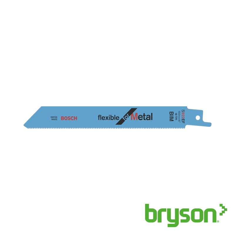 Bosch Reciprocating Saw Blades - Wide Range Metal Cutting S922EF - 150/19mm