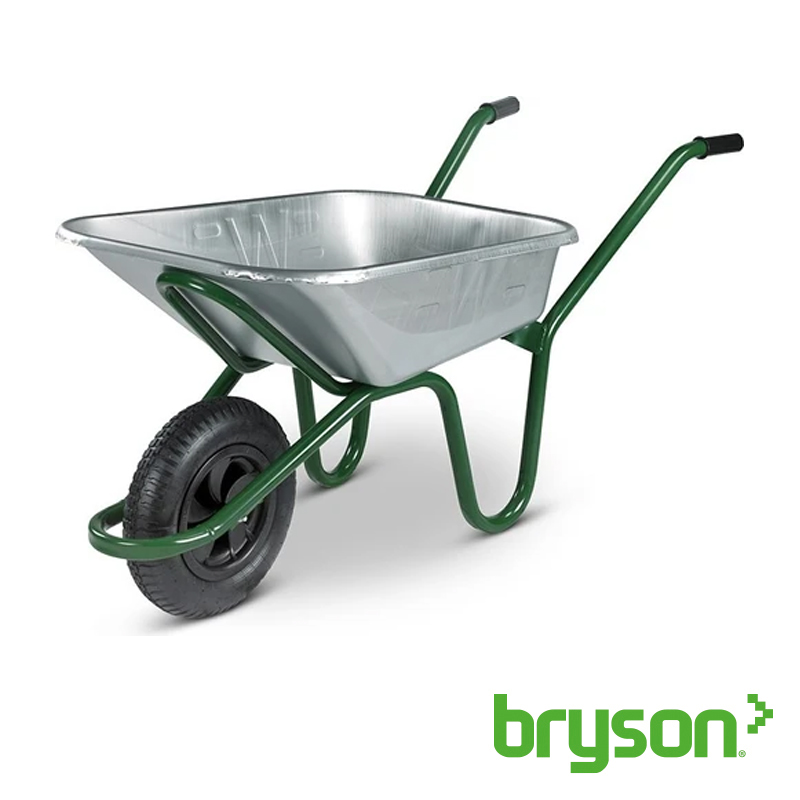 Bryson Wheelbarrow Galvanised 90L