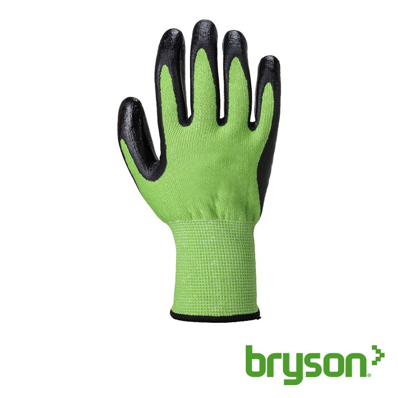 Colour Coded Cut Resistant Glove-Green-Cut Level C