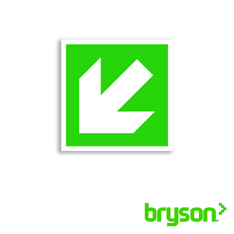 Diagonal Arrow Only Sign