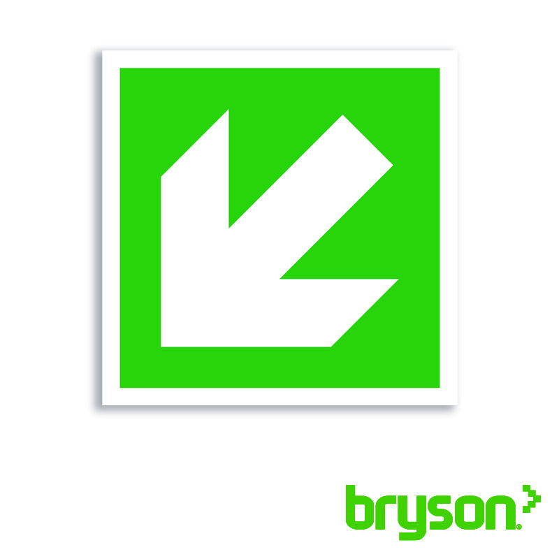 Diagonal Arrow Only Sign