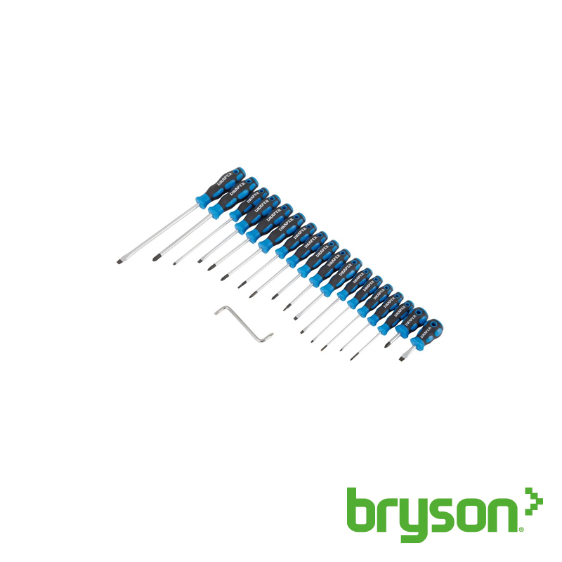 Draper Soft Grip Screwdriver Set - 19 Piece