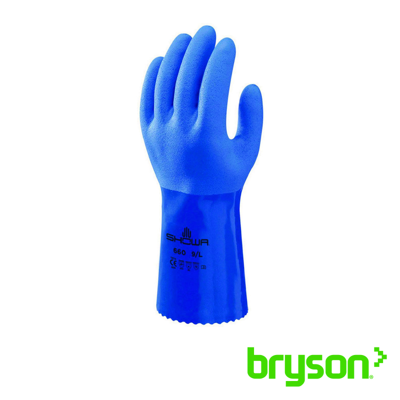 Globus Showa 660 PVC Chemical Resistant Gauntlet Gloves