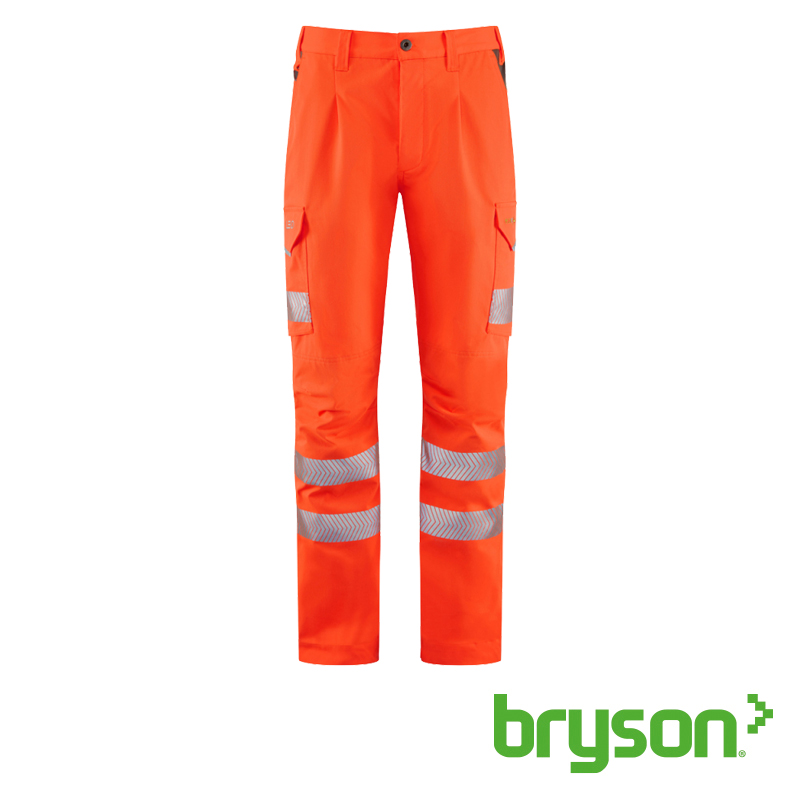Leo Workwear Winsford Stretch Cargo Trouser Orange