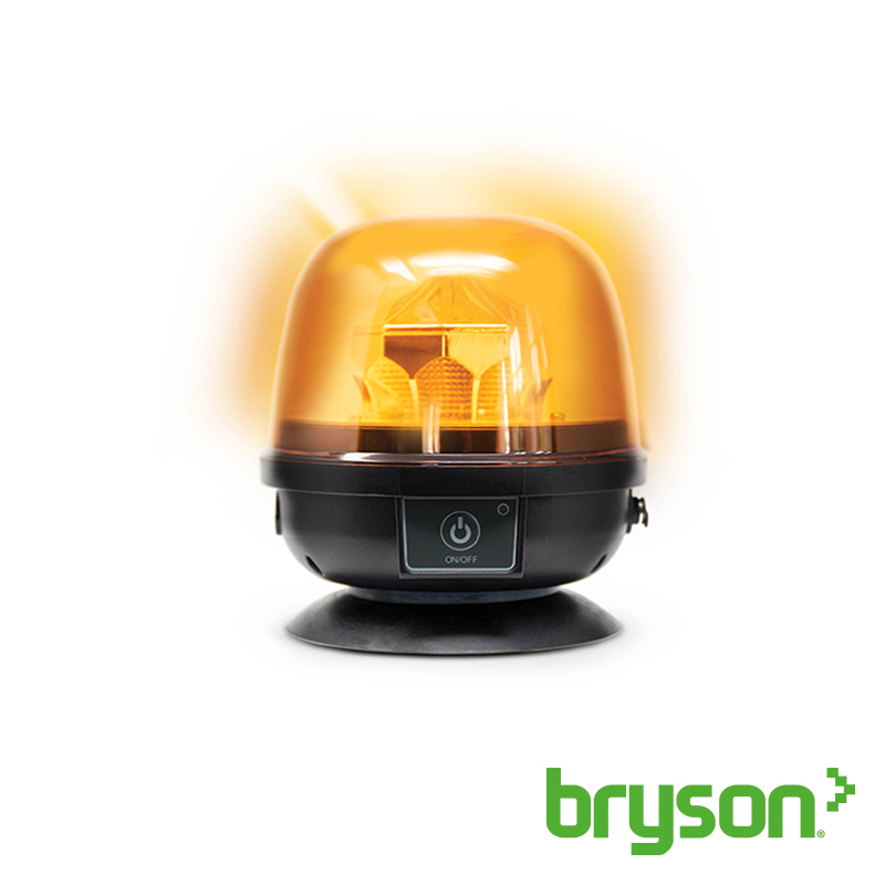 Maypole LED Wireless Amber Vehicle Magnetic Warning Beacon Light 12/24V IP67