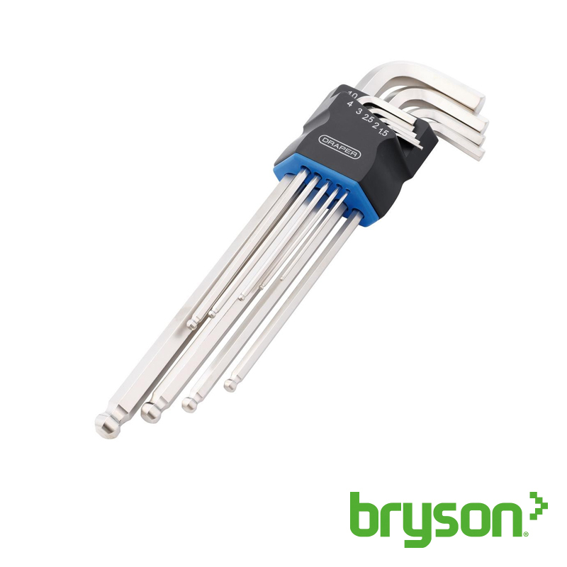 Metric Extra Long Arm Ball End Hex Key Set