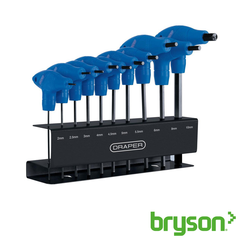 Metric T-Handle Hex Key Set