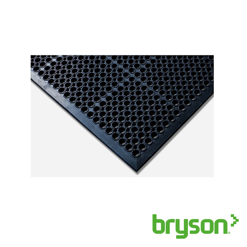 Outdoor Entrance Mat Honeycomb Black