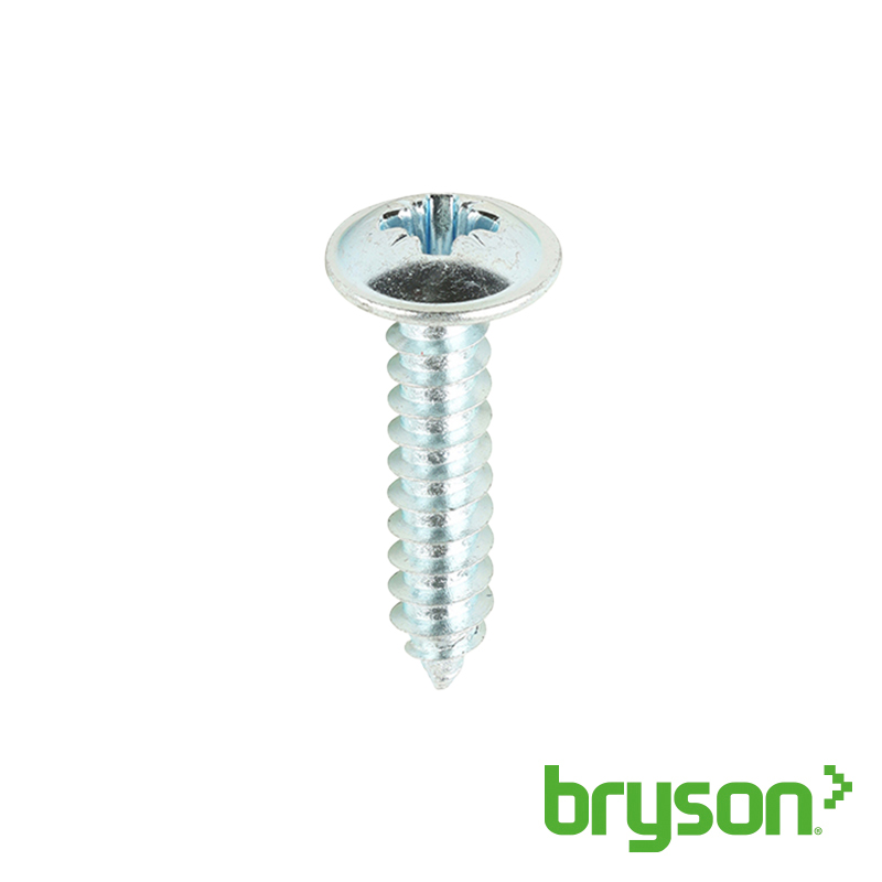 Pan Pozi Self Tapping Screws - Flange Head