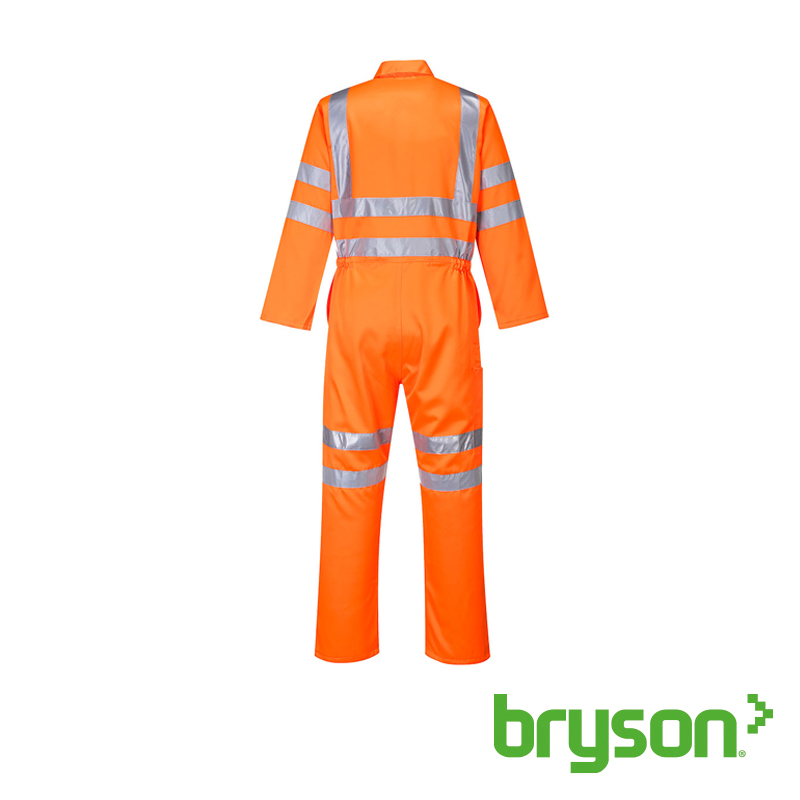 Portwest RT42 Hi-Vis Polycotton Service Coverall Orange
