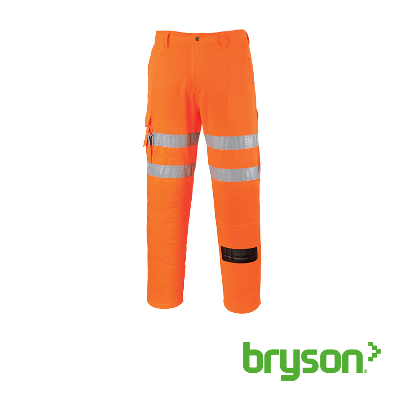 Portwest RT46 Hi-Vis Rail Work Trousers