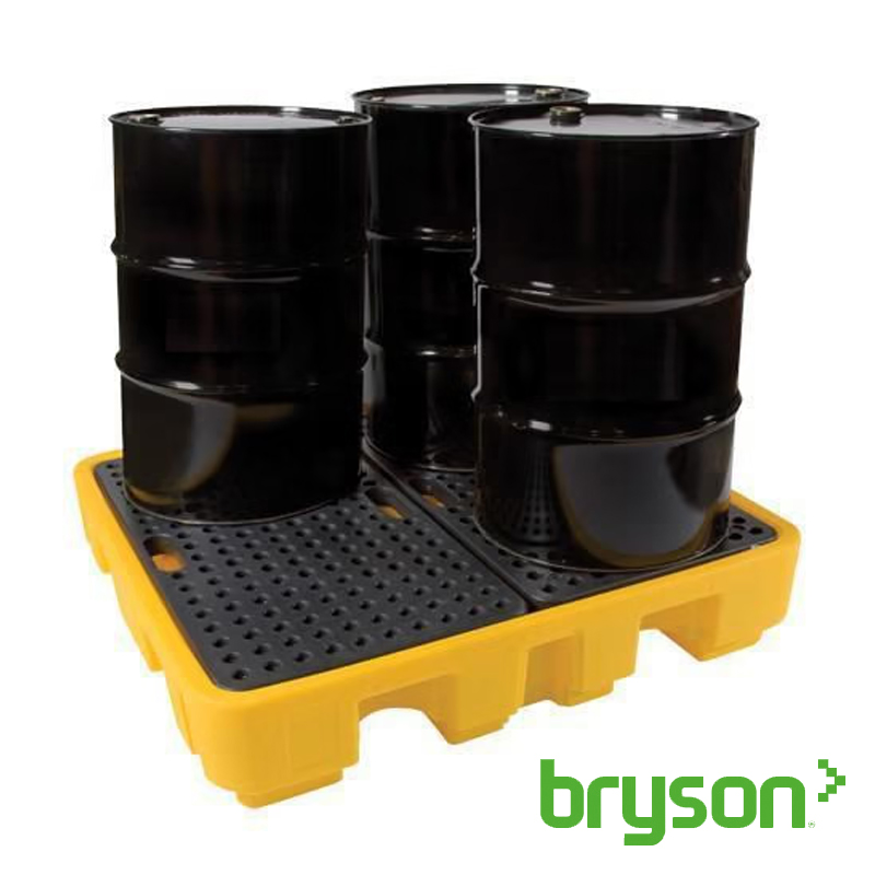 Recycled Spill Pallet - 4 Drum Capacity