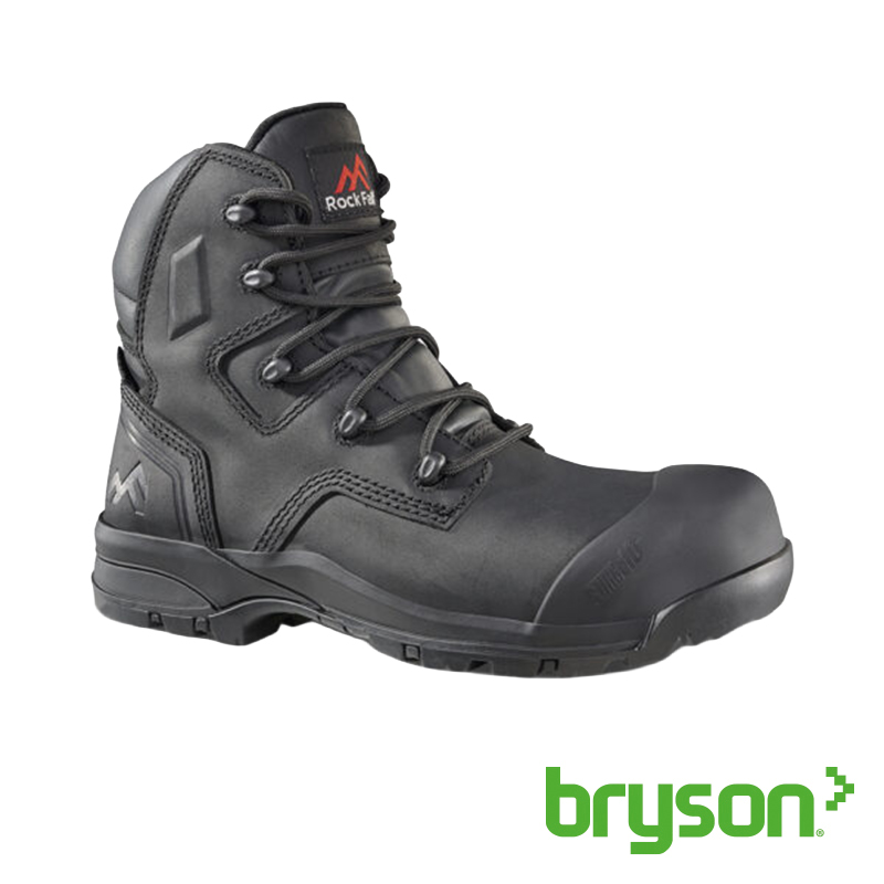 Rockfall RF725 Carbon Waterproof Safety Boot Black