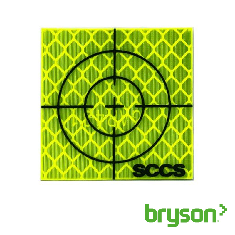 Sccs Yellow Retro Target Size 40 X 40Mm