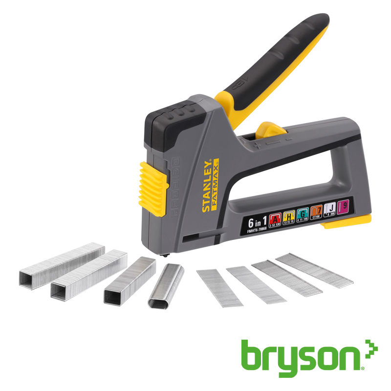 Stanley FatMax® 6-in-1 MultiPurpose Plastic Staple Brad Nail Gun