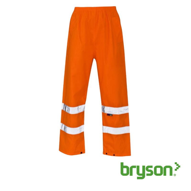 Supertouch Hi Vis Overtrousers - Orange