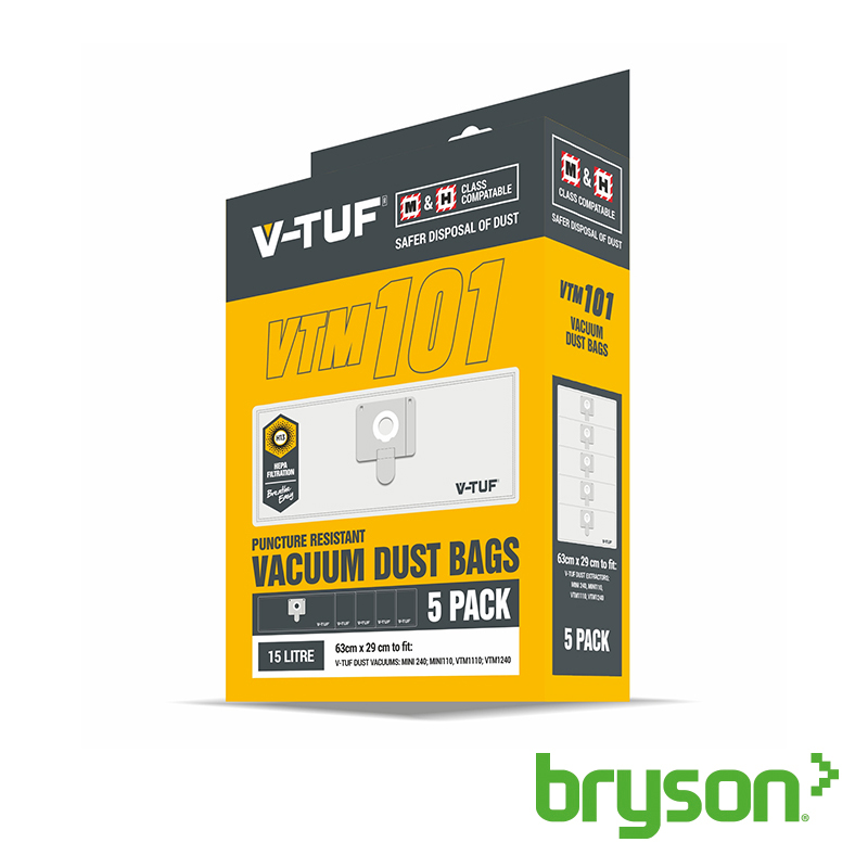 V Tuf Hepa Dust Bags For V Tuf Mini