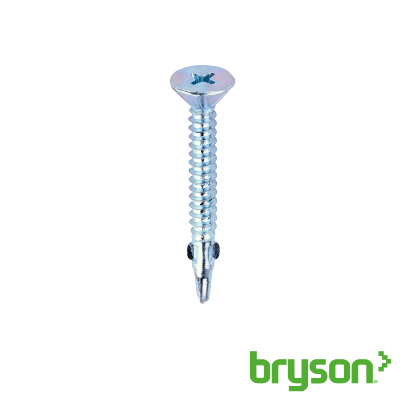 Wing Tip Self Drill CSK Screws for Light Range Timber to Steel