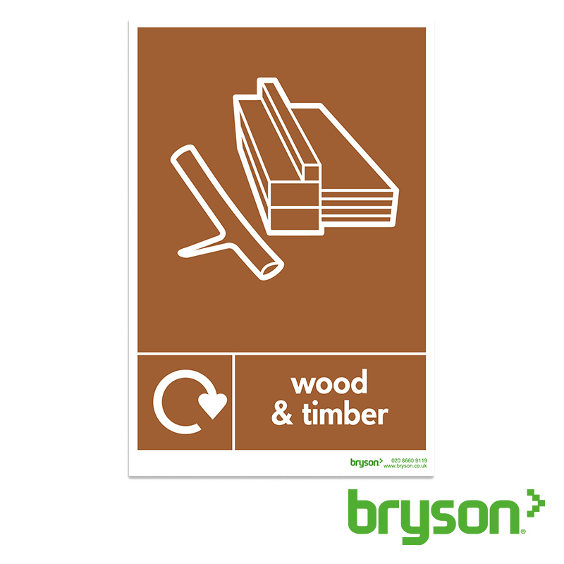 Wood And Timber Waste Sign