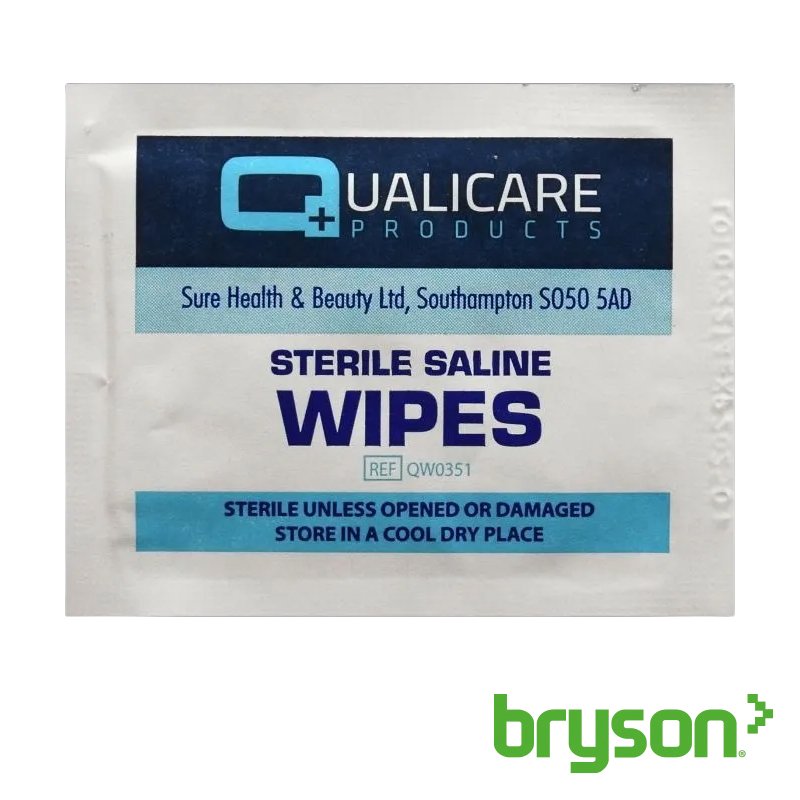 Wound Cleansing Antiseptic Wipes - Box of 100