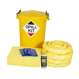 Chemical Spill Kit Bin - 90L