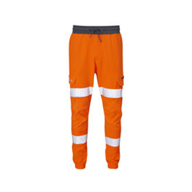 Leo Hawkridge Ecoviz Stretch Trouser Orange