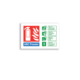 Powder Extinguisher Sign