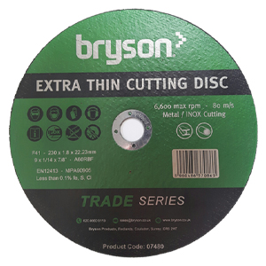 Extra Thin Metal Cutting Discs