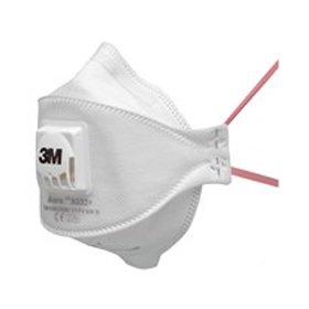 3M Aura Particulate Respirator FFP3 Valved 9332+