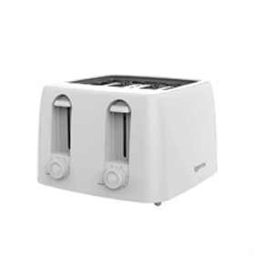 4 Slice White Toaster