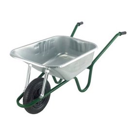 Bryson Wheelbarrow Heavy Duty Deep Pan Steel 120L