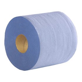 Connect Essentials Bumper Wiping Roll 2 Ply Blue