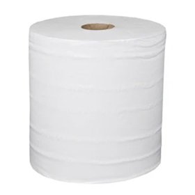 Connect Essentials Bumper Wiping Roll 2-Ply White