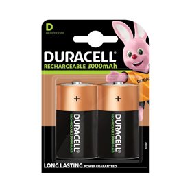 Duracell Rechargeable D 3000Mah Batteries Hr20 Pack Of 2