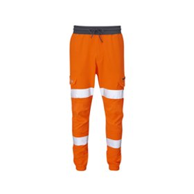 Leo Hawkridge Ecoviz Stretch Trouser Orange