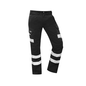 Leo Ilfracombe EcoViz Polycotton Cargo Trouser Navy