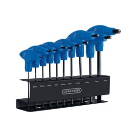 Metric T-Handle Hex Key Set