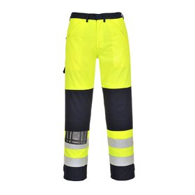 Portwest FR62 Bizflame Work Hi-Vis Multi-Norm Contrast FR Trousers