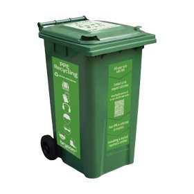 PPE Recycling Bin 240L