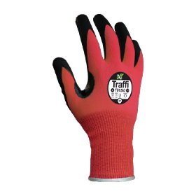 Traffi TG1240 Microdex LXT Nitrile Glove Red