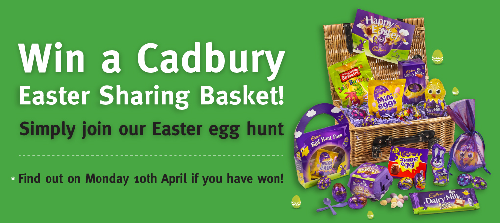 Win a Cadbury Easter Sharing Basket Win a Cadbury Easter Sharing Basket